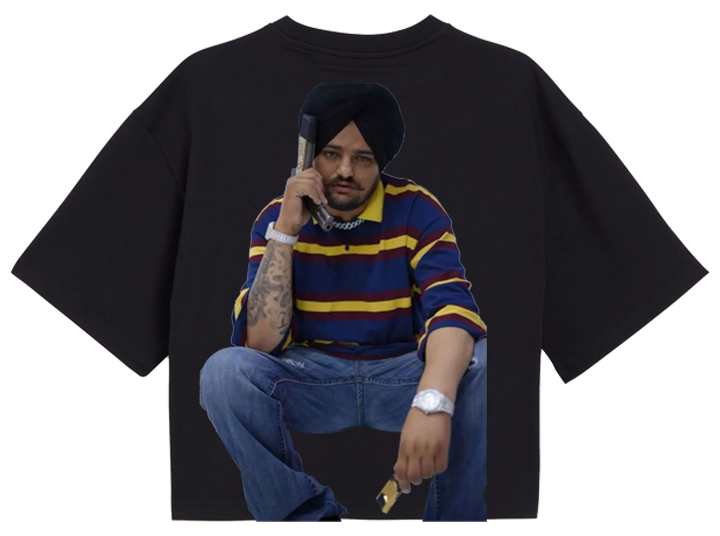 drop shoulders boxy tee