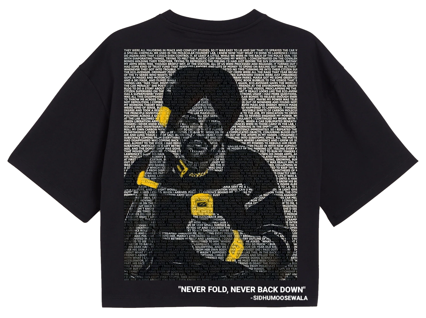 drop shoulders boxy tee