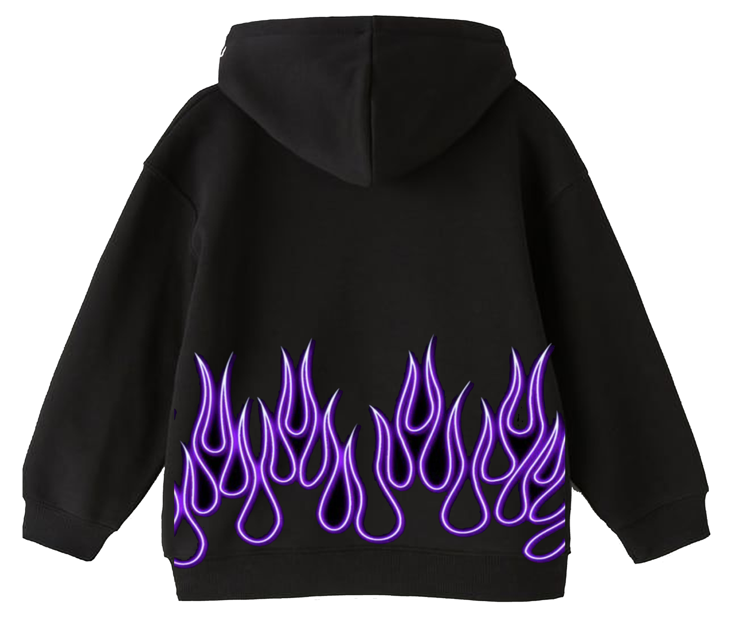 Flaming hoodie