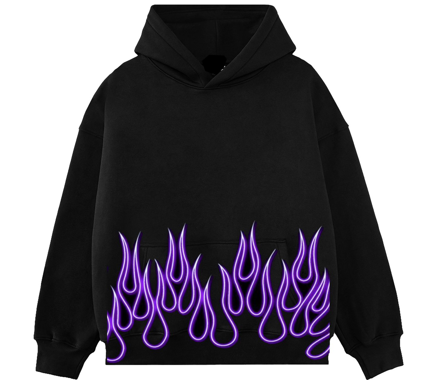 Flaming hoodie